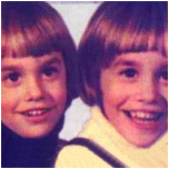 Nick et son frre jumeau Kelly.