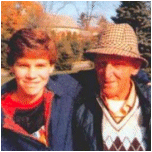 David et son grand-pre.