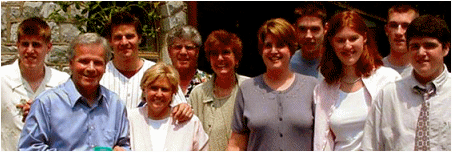 David et sa famille.
