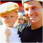 David et son fils Jayden.