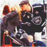 David, sa femme Jaime et son fils Jayden.