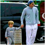 David et son fils Jayden.