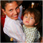 Charisma et son fils Donovan.