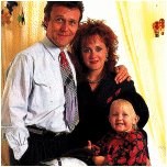 Anthony, sa femme et sa fille Emily Rose.