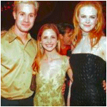 Sarah et Freddie en compagnie de l'actrice Nicole Kidman.