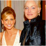 Sarah et Sharon Stone.
