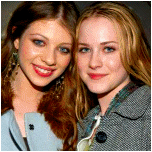 Michelle et Evan Rachel Wood.