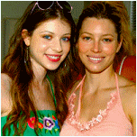 Michelle et Jessica Biel.