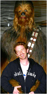 Seth et Chewbacca de 'Star Wars'.