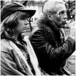 Lindsay Crouse et le clbre acteur Paul Newman.