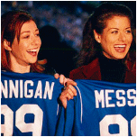 Alyson et Debra Messing de 'Will & Grace'.