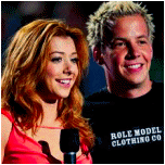 Alyson et Pierre Bouvier du groupe Simple Plan.