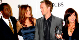 Alyson accompagne de Isaiah Washington et Kate Walsh de 'Grey's Anatomy' et Neil Patrick Harris.